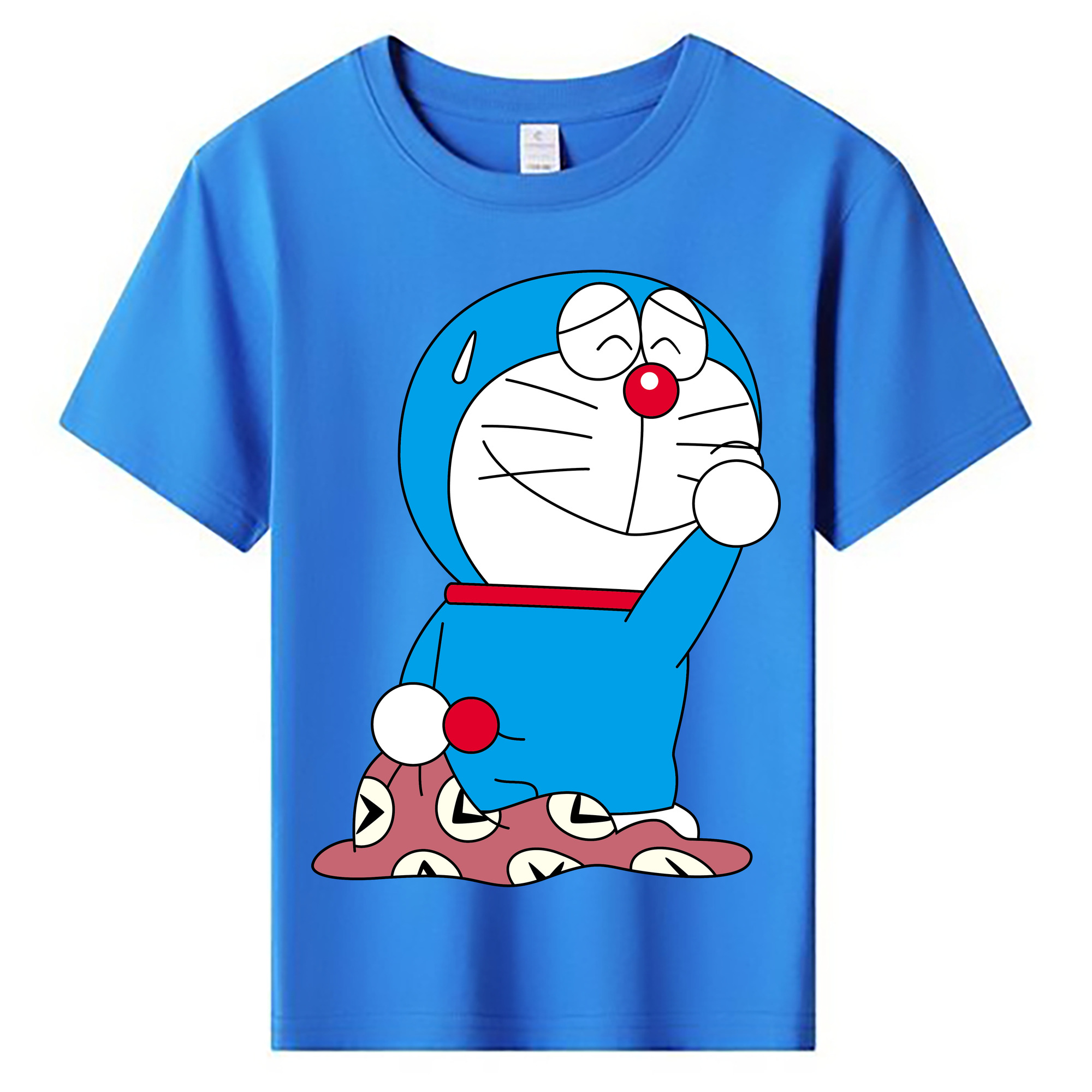（画像用） ドラえもん Doraemon 綿100％キッズTシャツ（フロントプリント）